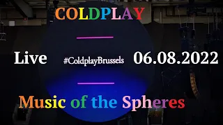 COLDPLAY Live @ Music of the Spheres Tour - Full Set - Brüssel / Bruxelles, 06.08.2022