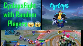 Cyclops Fight with Random Players 😱 || Mobile Legend ||#@ Raj Konwar