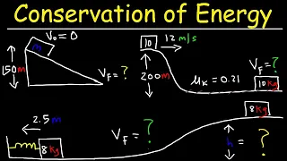 Conservation of Energy Physics Problems