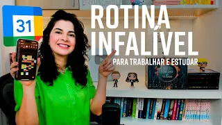 ROTINA INFALÍVEL PARA TRABALHAR E ESTUDAR | Laura Amorim