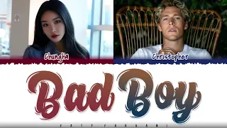 CHUNGHA, CHRISTOPHER - 'BAD BOY' (아리송) Lyrics [Color Coded_Eng]