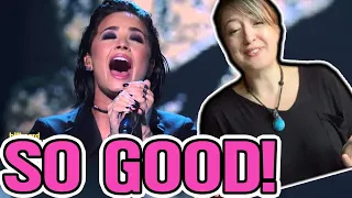 Vocal Coach Reacts to Demi Lovato Stone Cold Billboard Live