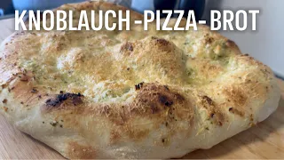 Knoblauch- Pizza-Brot  48 Stunden  gereifter Teig , Пицца Хлеб с Чесноком#rezepte /#backen #homemade