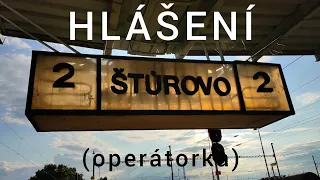 Hlášení - Štúrovo [operátorka]