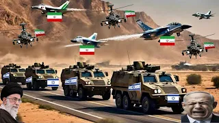 Irani Fighter Jets & War Drones Destroyed Israeli Military Convoy & Tanks GTA-5