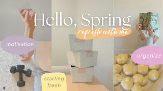 SPRING INSPIRATION | healthy habits, organization, easy meals & new workouts