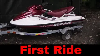 Yard Sale Jet Ski Repair and Ride,  part 2