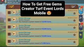 Get 300k Gems Free Lords Mobile - Free Gems Lords Mobile Creator Turf Event #lordsmobile