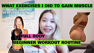 MY FULL BODY BEGINNER WORKOUT ROUTINE | Euodias