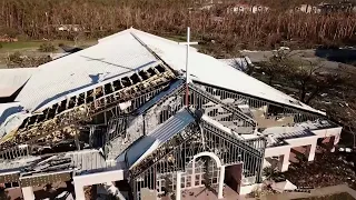 Drone video shows Central Pentecostal Ministries in Lynn Haven suffered heavy damage