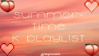summertime k playlist (krnb, khiphop, kpop) 🌺☀️🌸