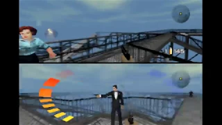 | Splitscreen singleplayer CO-OP MOD | GoldenEye 007! (Actual N64 video capture)