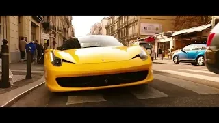 Такси гонится за Ferrari.  Такси 5 (2018)