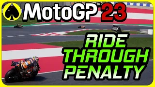 MotoGP 23 - Can I win with a RIDE THROUGH PENALTY?!