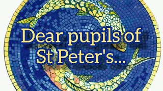 Message from St Peter's Staff, May 2020