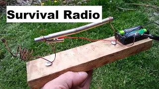 How to make a simple survival radio).