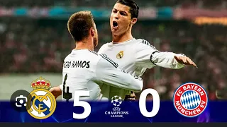 Highlights "Real Madrid 5-0 Byern Munich "☠️ (Ronaldo masterclass skills)!UCl 2014 full hd 180i