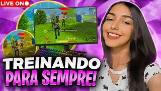 💜 FREE FIRE - AO VIVO 💜 RANKED SOLO X SQUAD ! 💜 - magalikkj #100k