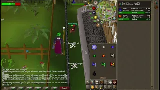 Getting 37 Magic and the neat user-friendly interface on OSRS