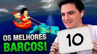 AVALIANDO CONSTRUÇÕES COM BARCOS DOS FÃS NO MINECRAFT [+10]