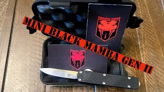 CobraTec Mini Black Mamba Gen II OTF Knife