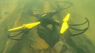 Found Drone Underwater in River Lost 4 Years Ago! (Scuba Diving)