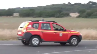 Feux de Foret / arrivé des pompiers + bombardiers