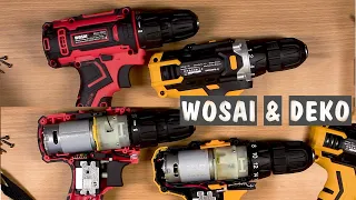 WOSAI WS-3020 & DEKO Sharker Unpacking, disassembly, comparison of two screwdrivers. Deko bullshit