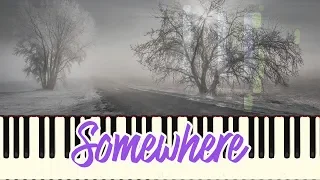 🎹July - Somewhere (Piano Tutorial Synthesia)❤️♫