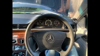 Steering wheel removal and Indicator lever change - Mercedes 220CE (W124)