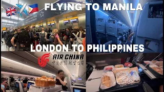 FLYING TO MANILA | LONDON TO PHILIPPINES 🇬🇧✈️🇵🇭 (18hours flight with 2 kids)