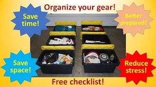 How to organize camping supplies for SUV camping in a no build camper