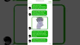 Wolf Deku + hawksdeku - texting story