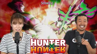 "SCHWIIINNNNNGGG!!!!!" HUNTER X HUNTER EPISODE 35 & 36 REACTION + REVIEW!!