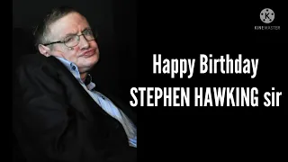 Happy Birthday STEPHEN HAWKING sir