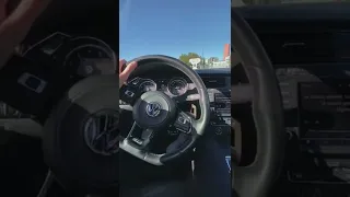 Crazy VW Golf Acceleration POV @toumi_onk