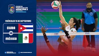 Cuba vs Mexico, Copa Norceca Panam Final 6. 15-9-21.