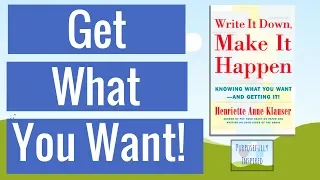 "Write It Down, Make It Happen" 4 Major take aways  [Book review]