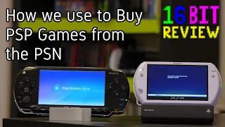 How we use to Buy PSP Games from the PSN - 16 Bit Guide