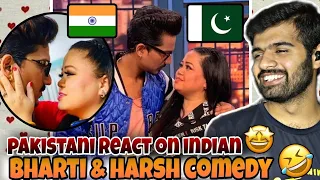 Reaction on Bharti & Harsh Comedy🤣|| Bharti Funniest Videos😂👌🏻|| Reaction with AJ