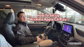 How to Set Up Wireless Apple CarPlay® in your New Toyota | Performance Toyota Bountiful