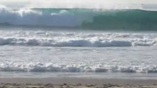 Surfing - Huge Set- Redondo Beach Breakwall