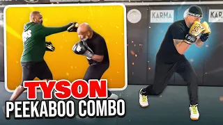 Mike Tyson Teaches the Peekaboo Boxing Combo Explained