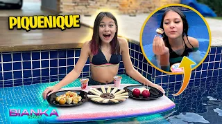 PIQUENIQUE NA PISCINA COM 20 REAIS ! - BIANKA