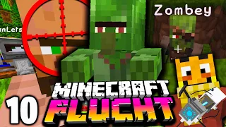 Der ZOMBEY Dorfbewohner & wir EROBERN DAS NEUE DORF! ☆ Minecraft FLUCHT #10