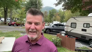 Our CAMPSITE at STONEBRIDGE, RV RESORT, Maggie Valley, NC ￼