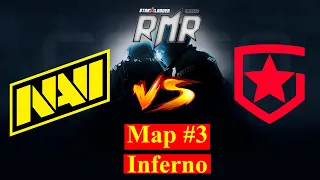 Принципиальная встреча NaVi vs Gambit (map #3, Inferno, Bo3) StarLadder CIS RMR 2021