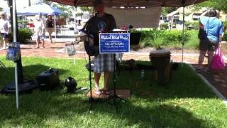 8/20/11 Michael Hirst at the Downtown Merchants Association Farmers Market