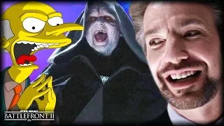 Star Wars Battlefront 2 - Funny Gameplay Moments (Palpatine's Evil Laugh!)