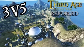 30000 ORC COASTAL SIEGE OF MISTRAD! - Third Age Total War Reforged Mod Gameplay